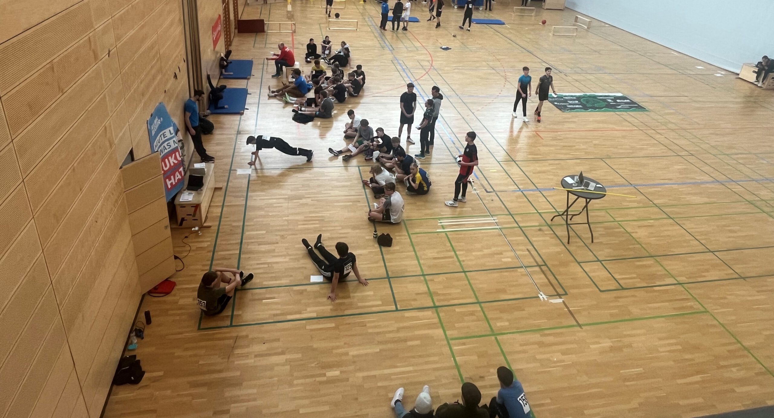 Athletikwettkampf der Bundesnachwuchssichtung am 08.02.2025 in Saarbrücken